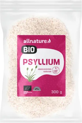 Клетчатка Allnature Psyllium BIO псиллиум, из семян подорожника блошного