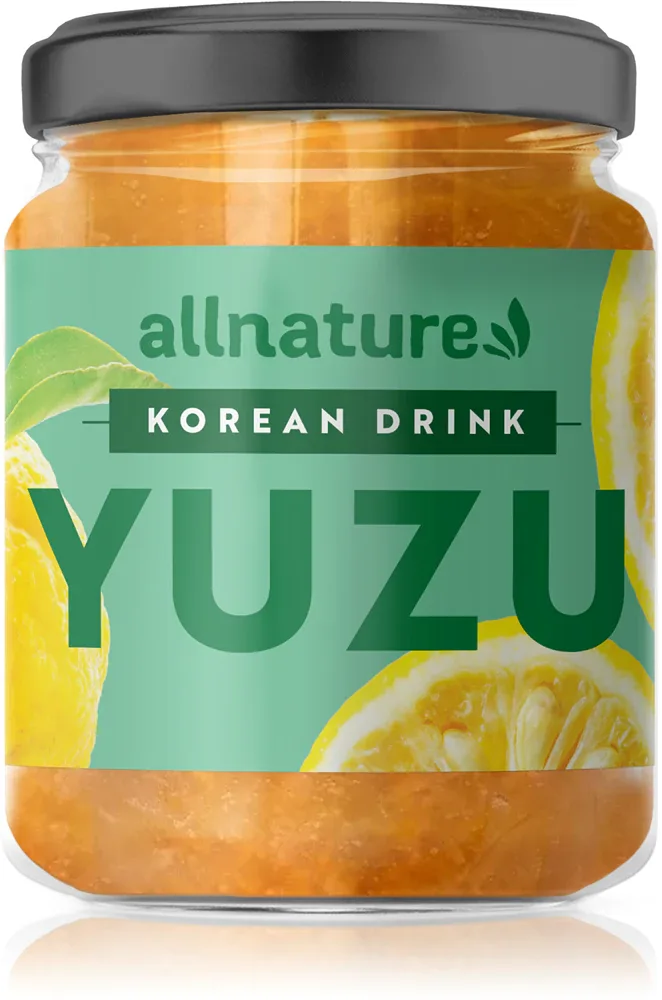 Концентрат для напитков Allnature Yuzu, с кусочками юдзу, 500 г