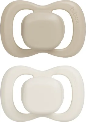 Пустышка b.box Natural Rubber 0-6m каучуковая, симметричной формы, 2 шт