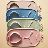 Набор детской посуды b.box Roll Go силиконовый, с нескользящим дном, 1 шт — фото 8