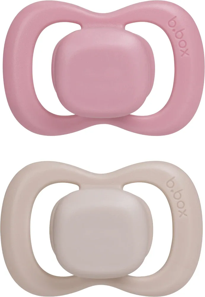 Пустышка b.box Natural Rubber 6m+ каучуковая, симметричной формы, 2 шт