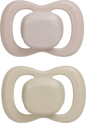 Пустышка b.box Silicone 0-6m силиконовая, ортодонтической формы, 2 шт
