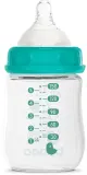 Бутылочка для кормления Baboo Anti-colic Glass Feeding Bottle Wide Neck стеклянная, с широким горлышком, 150 мл 0m+ — фото 4