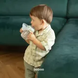 Кружка детская Baboo Cup with Silicone Spout с силиконовым носиком, лёгкая, 260 мл Peachy Keen 6m+ — фото 3