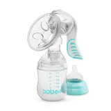 Молокоотсос ручной Baboo Manual Breast Pump with 4-level Suction Strength с четырьмя уровнями сцеживания, 1 шт — фото 1