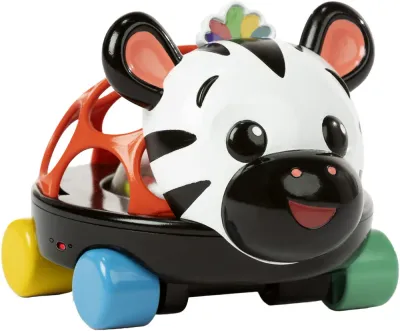 Развивающая игрушка Baby Einstein Zen the Zebra Curious Car сенсорная, контрастные цвета, 1 шт 3 m+