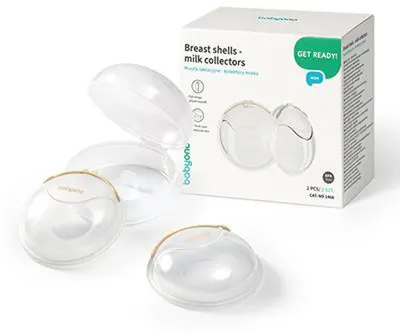 Коллектор для грудного молока BabyOno Get Ready Breast Milk Collector силиконовый, 2 шт. по 20 мл