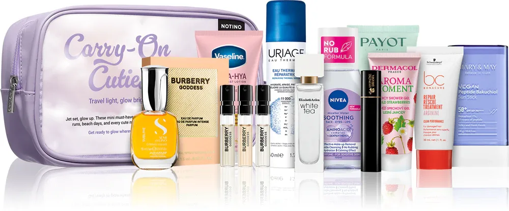 Набор косметики Beauty Box Notino Carry-On Cuties, дорожный, 11 средств