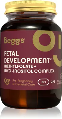 Добавка биологически активная Beggs Fetal Development Methylfolate + myo-inositol COMPLEX для беременных, 30 капсул