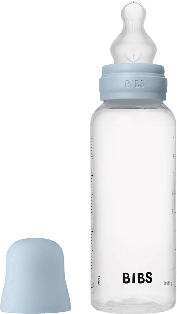 Бутылочка для кормления BIBS Anti-Colic Baby Bottle Silicone с силиконовой соской, со средним потоком, 270 мл