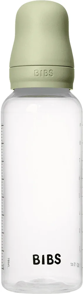 Бутылочка для кормления BIBS Anti-Colic Baby Bottle Latex с каучуковой соской, со средним потоком, 270 мл