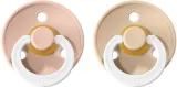 Пустышка BIBS Colour Natural Rubber Size 3: 18+ months из натурального каучука, светящаяся в темноте, 2 шт Blush Night / Vanilla Night — фото 1