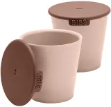 Кружка детская BIBS Cup Set ударопрочная, с удобными ручками, 2 шт Blush — фото 1