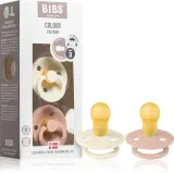 Пустышка BIBS Colour Symmetrical 18+ months каучуковая, симметричной формы, 2 шт Ivory / Blush — фото 1