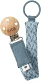 Держатель для пустышки BIBS Paci Braid с металлическим зажимом, из органического хлопка, 1 шт — фото 1