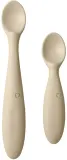 Ложка детская BIBS Spoon силиконовая, с нескользящей конструкцией, 2 шт — фото 1