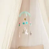 Игрушка подвесная Bieco Wooden Mobile деревянная, карусель над кроваткой, 1 шт 0 m+ Llama — фото 5