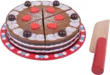 Игрушка деревянная Bigjigs Toys Chocolate Cake для развития моторики, для детей, 1 шт 3y+ — фото 1
