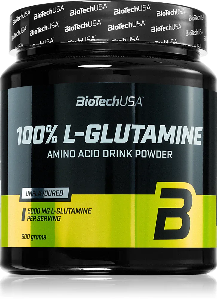Биологически активная добавка BioTechUSA 100% L-Glutamine порошок с L-глутамином, без вкуса