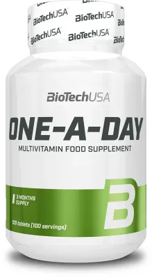 Витаминно-минеральный комплекс BioTechUSA One-A-Day 12 витаминов и 10 минералов, в капсулах, 149 г