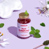 Мармелад жевательный Bloom Robbins Best SLEEP ever - Fall asleep faster gummies с мелатонином, со вкусом манго, 210 г smak Mango — фото 3