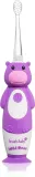 Зубная щётка звуковая детская Brush Baby WildOnes WildOne электрическая, с зарядкой через USB, 1 шт dla dzieci Hippo — фото 1