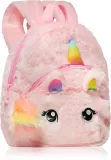 Рюкзак детский BrushArt KIDS Fluffy unicorn backpack Small с регулируемыми лямками, с двумя отделениями, 1 шт Pink (20 x 23 cm) — фото 2