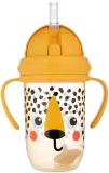 Кружка детская Canpol babies BabiesBoo Cup с трубочкой и ручками, с мягким носиком, 270 мл Gepard 6m+ — фото 2