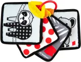 Книжка сенсорная Canpol babies BabiesBoo Sensory Cards with Teether с прорезывателем, интерактивная, 1 шт — фото 1