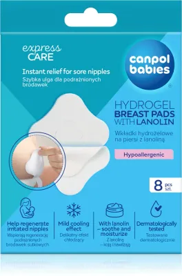 Вкладыши гидрогелевые Canpol babies Hydrogel Breast Pads для груди, успокаивающие, 8 шт