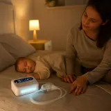 Аспиратор назальный Canpol babies Noseo электронный, с ночником и мелодиями, 1 шт — фото 6