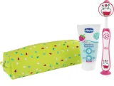 Набор для чистки зубов Chicco Always Smiling Set 3y+ детский, щётка и паста, в футляре, 1 шт — фото 3