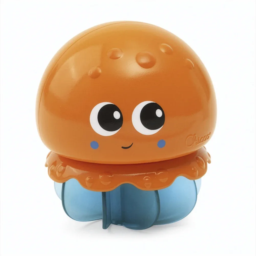 Игрушка для купания Chicco Dancing Jellyfish, сенсорная, для ванны и бассейна, 1 шт 6 m+