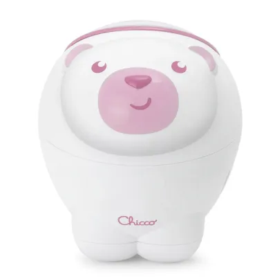 Ночник детский с проектором Chicco Polar Bear Northern Lights, на батарейках, 1 шт
