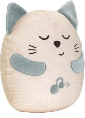 Мягкая интерактивная игрушка Chicco Purring Cat 0m+ мурлыкающий кот с вибрацией и мелодиями, 1 шт 20 x 17 x 10 cm
