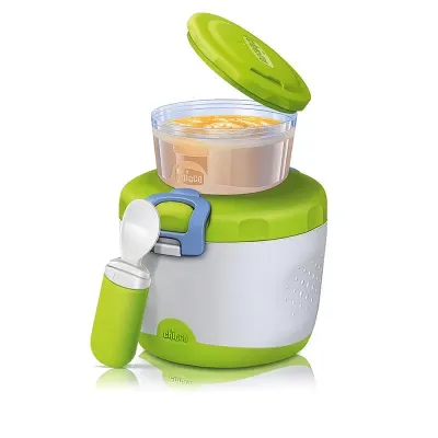 Термоконтейнер для детского питания Chicco Thermal Food Container для горячих и холодных блюд, 350 мл