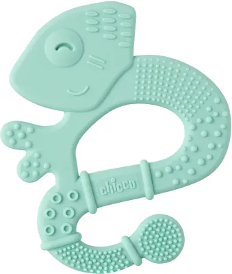 Прорезыватель для зубов Chicco Super Soft Chameleon лёгкий, удобный для маленьких ручек, 1 шт