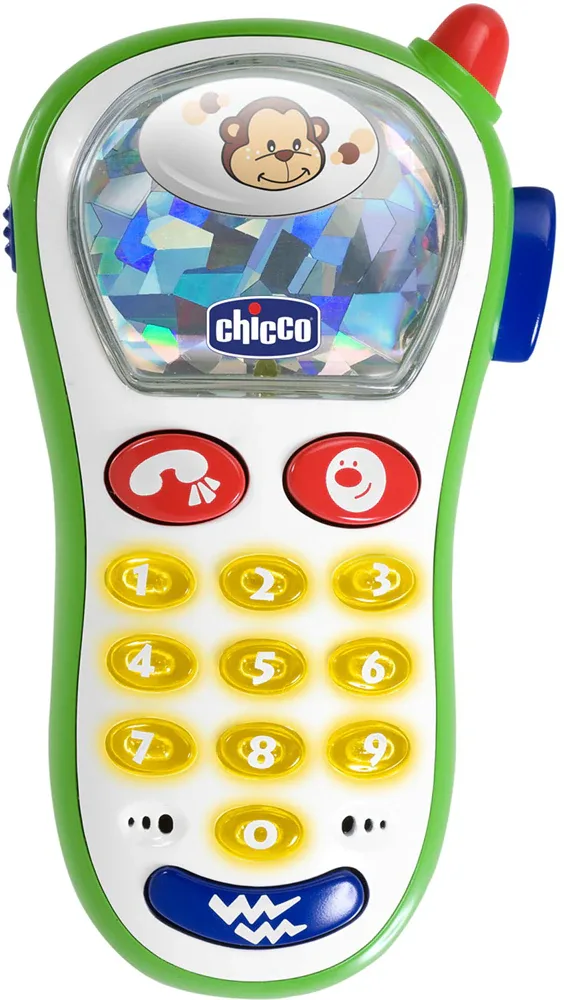 Развивающая игрушка Chicco Vibrating Photo Phone телефон с вибрацией и мелодией, 1 шт 6 m+