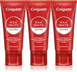 Паста зубная отбеливающая Colgate Max White Ultra Multiprotect для деликатного отбеливания, 3 × 50 мл — фото 1