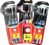 Щётка зубная Colgate Slim Soft Active с активированным углём, мягкая, 3 шт — фото 2