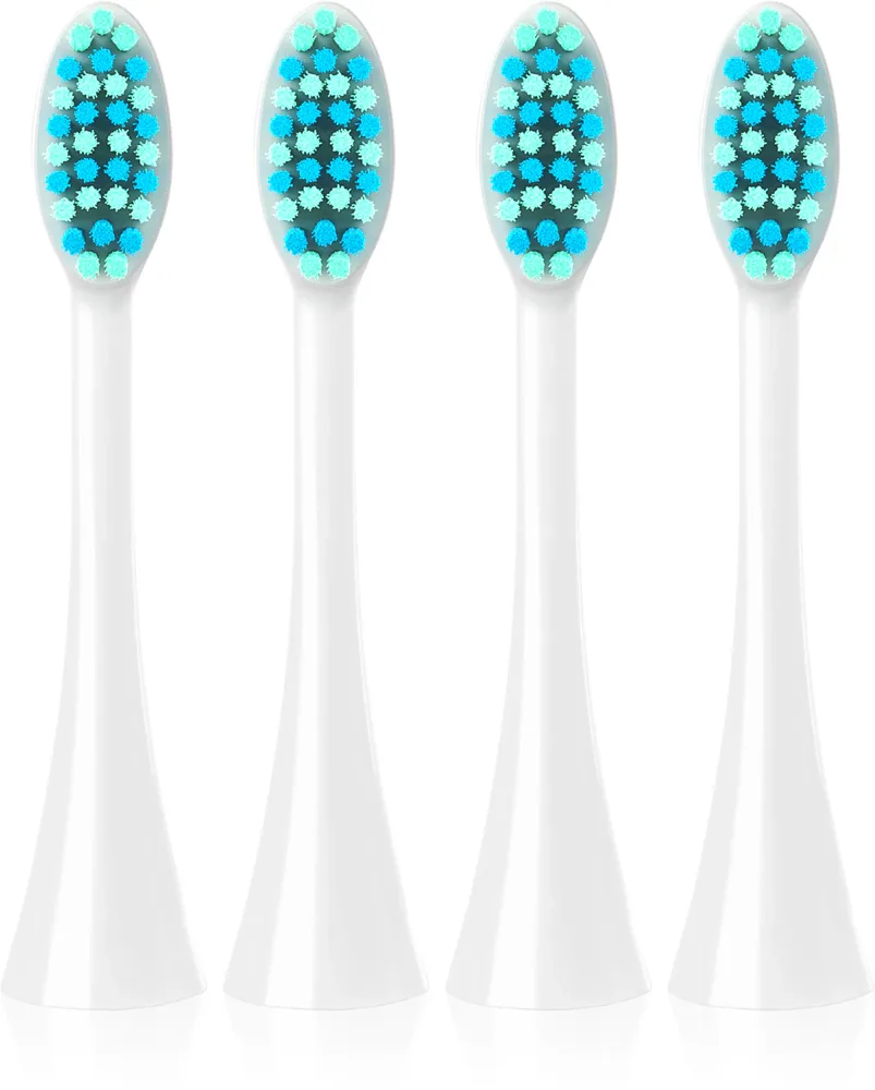 Сменные насадки для электрической зубной щётки Concept Perfect Smile Sensitive Clean ZK0072 с мягкой щетиной, 4 шт White ZK7010