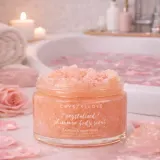 Скраб для тела Crystallove Rose Quartz Shimmer Body Scrub отшелушивающий, смягчающий, 200 г — фото 2