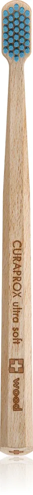 Зубная щётка Curaprox CS Wood, ручка из бука, ультрамягкие волокна Curen, 1 шт