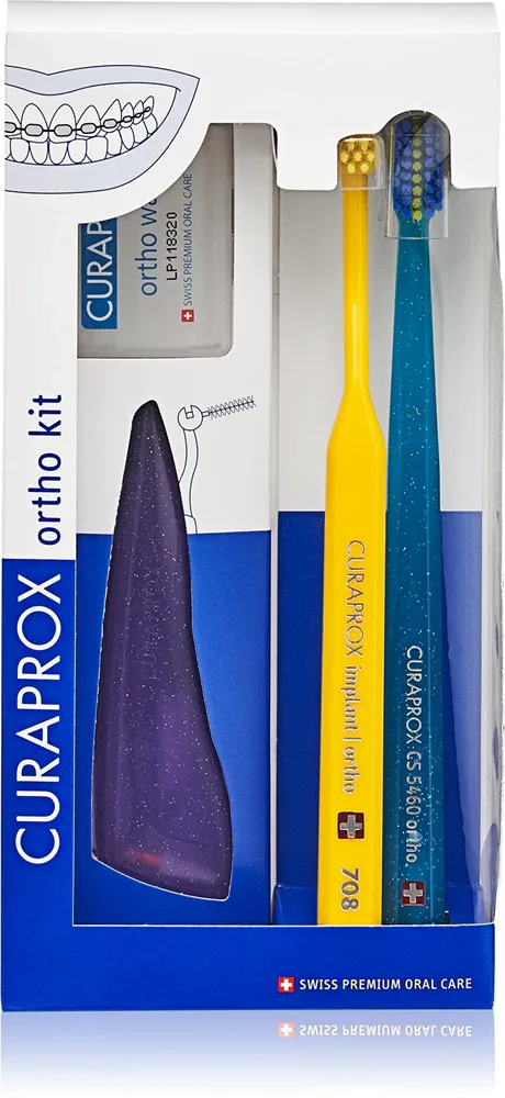 Набор для ухода за зубами Curaprox Ortho Kit Set, ортодонтический, 1 шт