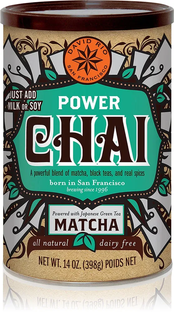 Смесь чайная David Rio Power Chai Matcha с японской матча и пряностями, 398 г
