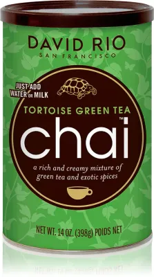 Смесь чайная David Rio Tortoise Green Tea Chai с зелёным чаем и пряностями, 398 г