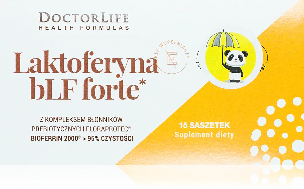 Биологически активная добавка Doctor Life Laktoferyna bLF Forte для пищеварения, с симбиотическими бактериями, 15 шт