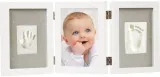 Набор для отпечатков ручек и ножек Dooky Luxury Memory Box Triple Frame Printset памятный, с рамкой, 1 шт — фото 1