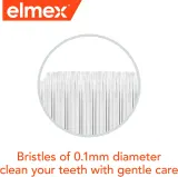 Зубная щётка Elmex Swiss Made ультрамягкая, для чувствительных зубов, 3 шт Yellow + Blue + White — фото 6