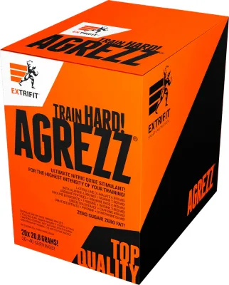 Предтренировочный комплекс Extrifit Agrezz с цитруллином и кофеином, вкус ананаса и манго, 20 саше по 20,8 г